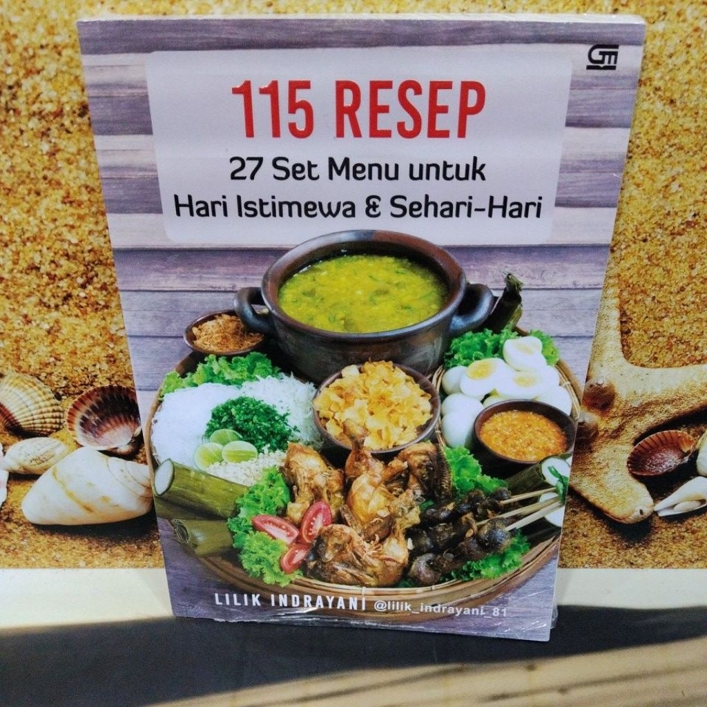 BUKU BARU ORIGINAL SEGEL;115 RESEP 27 set Menu untuk Hari Istimewa & Sehari-Hari) LILIK INDRAYANI@li