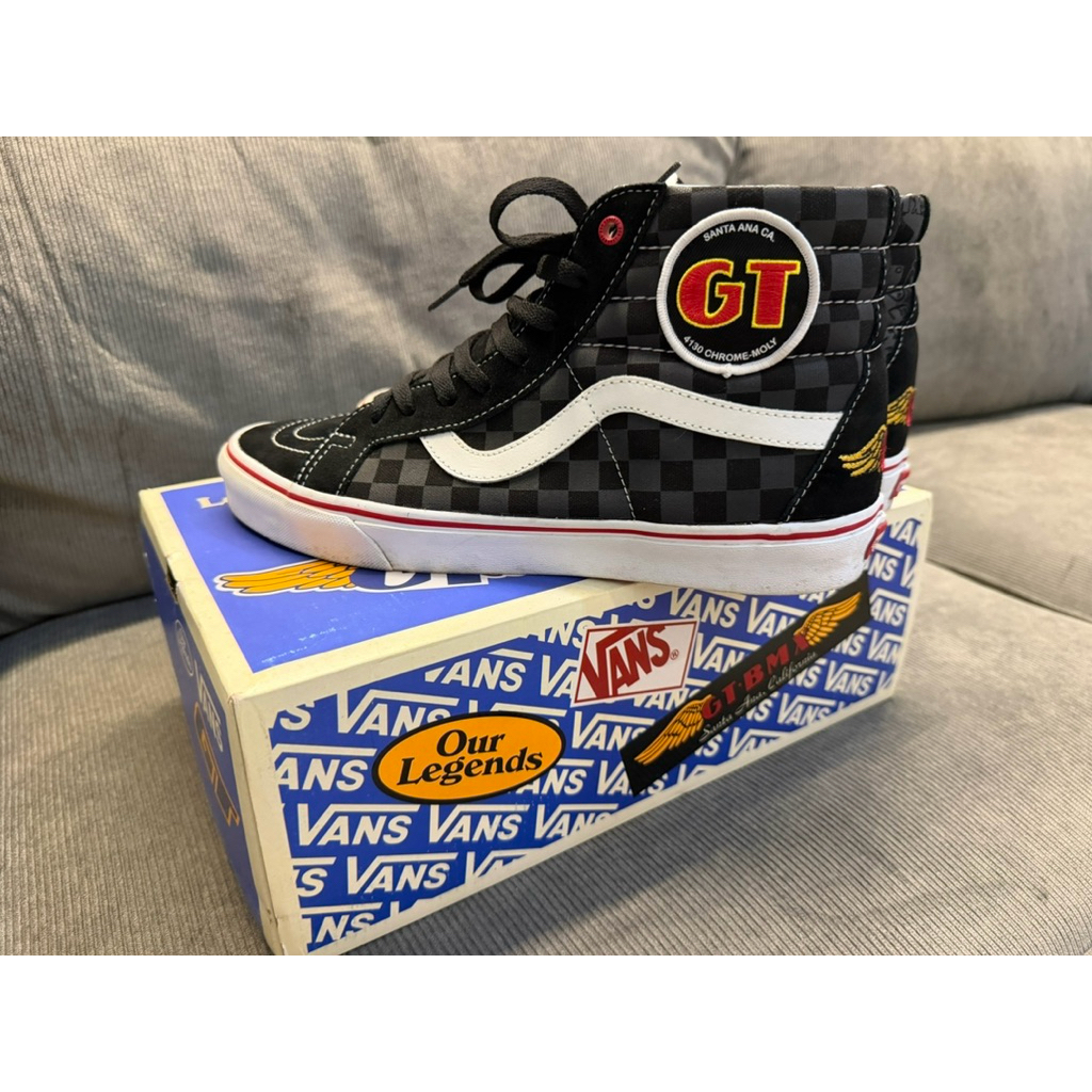 Sepatu Vans SK8-Hi Reissue - Our Legend GT/Dyno Black/Red Second/Ori