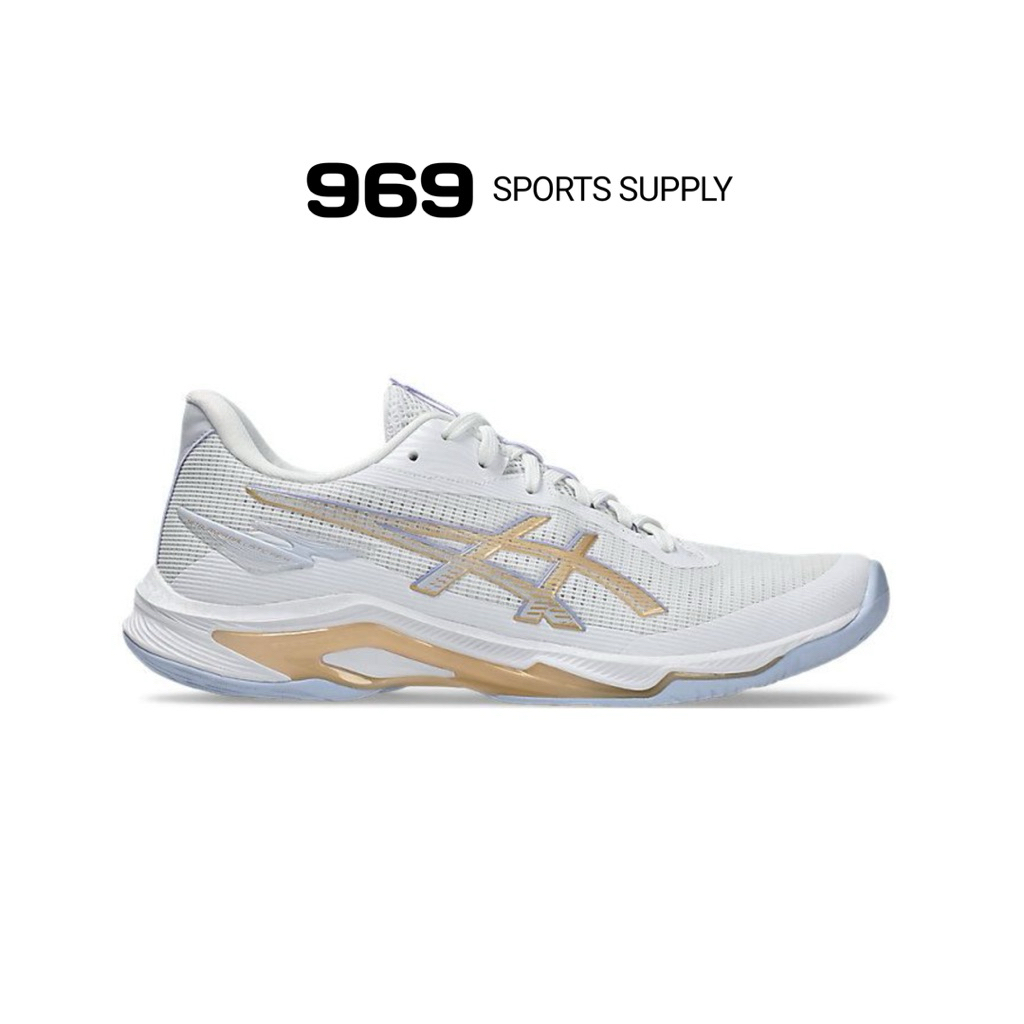 Asics Netburner Ballistic FF 4 White Volleyball Shoes