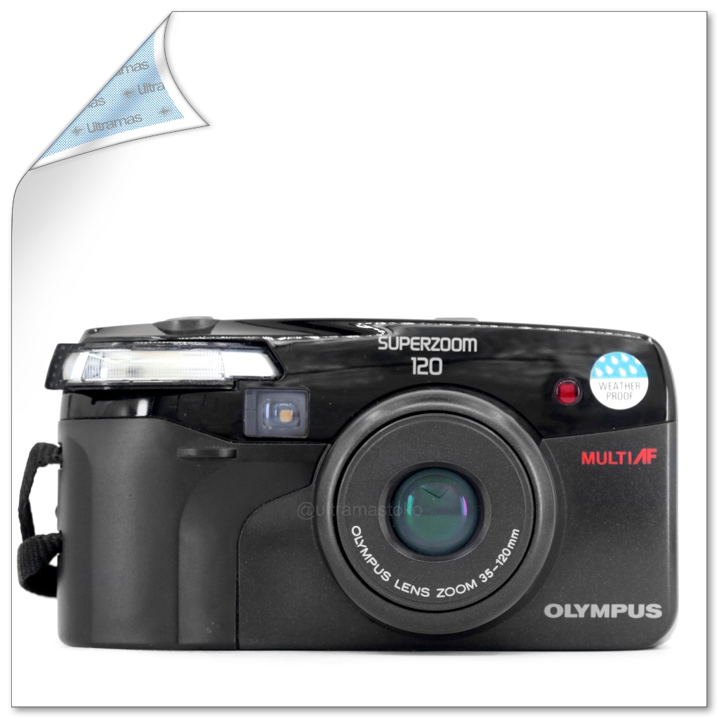 Kamera Film Analog OLYMPUS SUPERZOOM 120 - Point & Shoot 35mm Fokus Otomatis MULTI AF Gulung Otomati