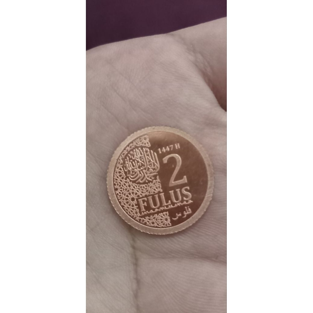 Tembaga murni 999 2&3 fulus wakala coin