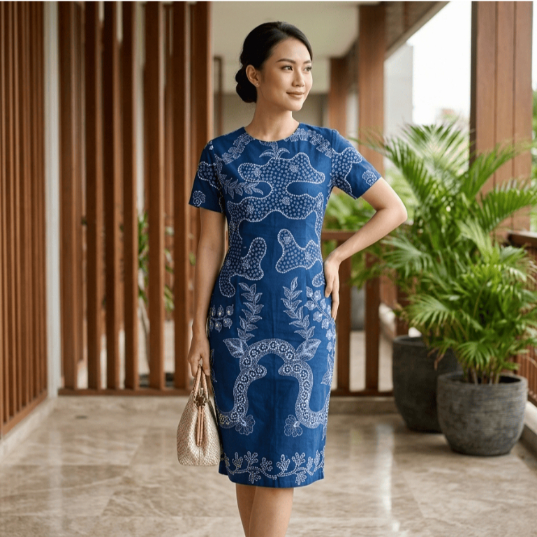 Batik Tulis Primissima Warna Alam Indigofera