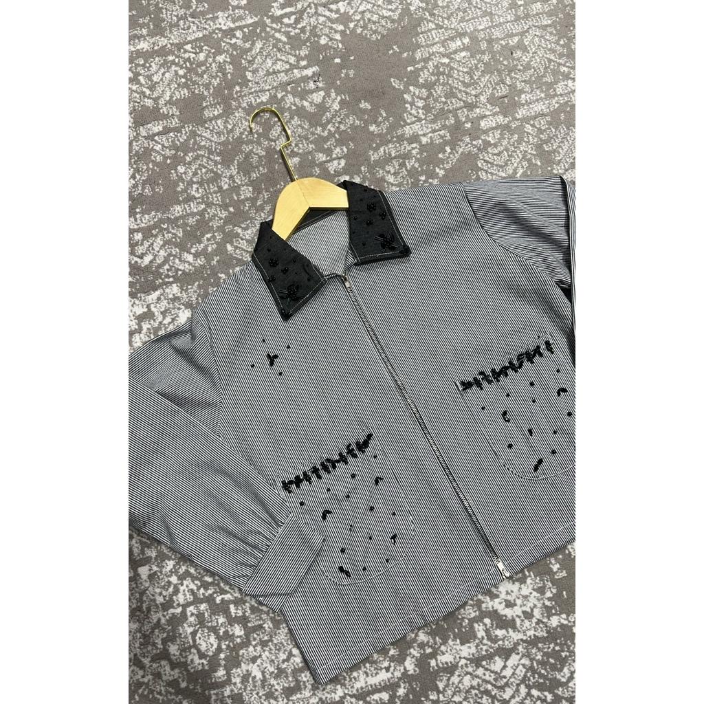 cecilia blouse top zipper