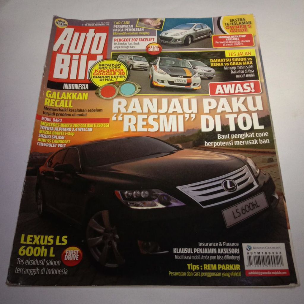 Majalah AUTO BILD Edisi 179 Maret 2010