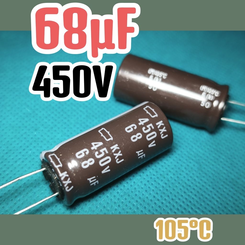 Kapasitor capasitor elko elco 450v 68uf 450v 68 uf 450 v 450volt 68uF ORIGINAL