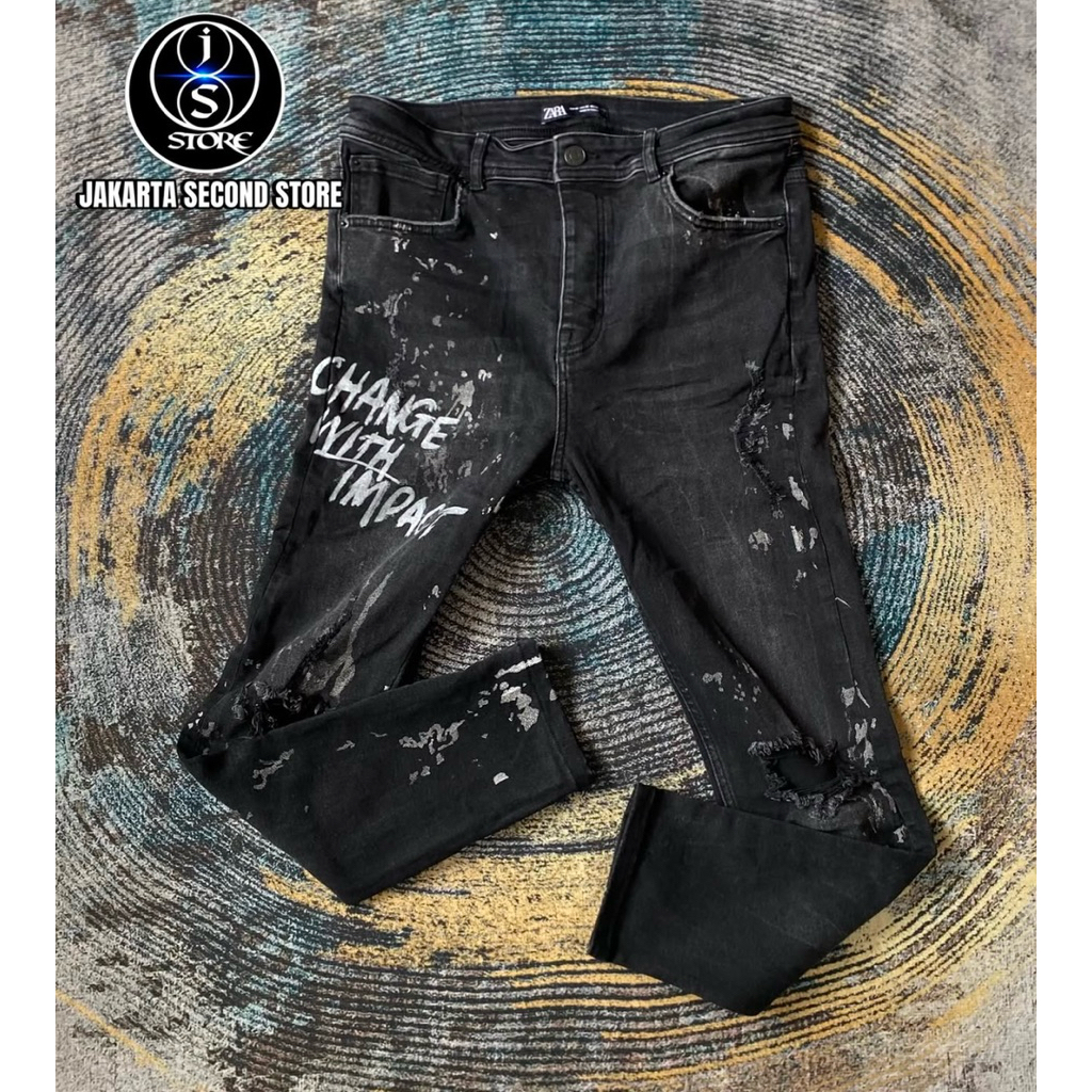 Ripped Jeans Zara Man Limited Collection