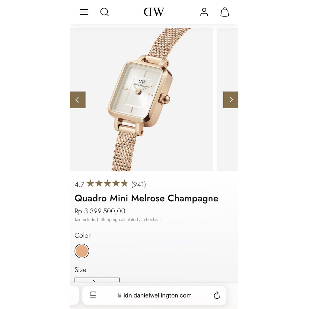 Daniel Wellington Quadro Micro