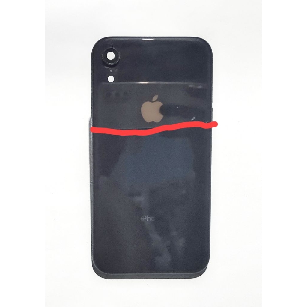 BACKDOR COVER BELAKANG IPHONE XR MINUS RETAK ORIGINAL COPOTAN