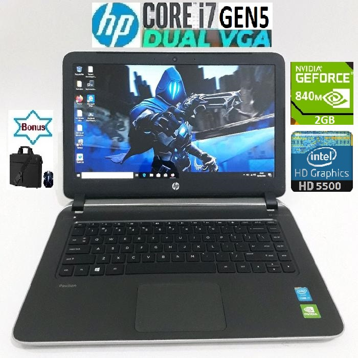 laptop HP core i7 dual hardis