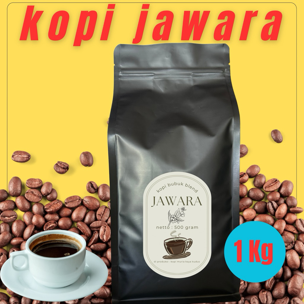 kopi jawara blend tubruk tradisional 1 kg//kopi khas muria