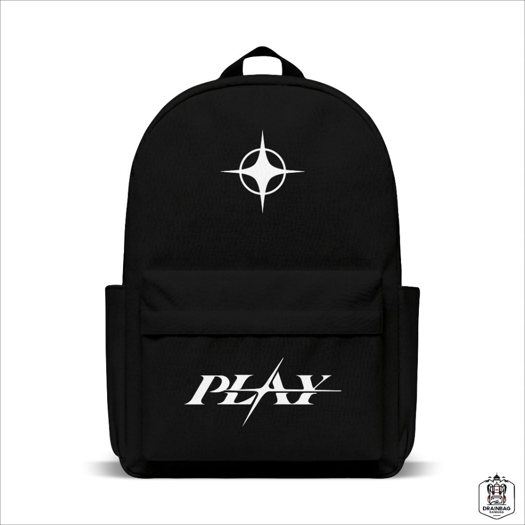 Tas ransel model Jansport hitam desain PLAY