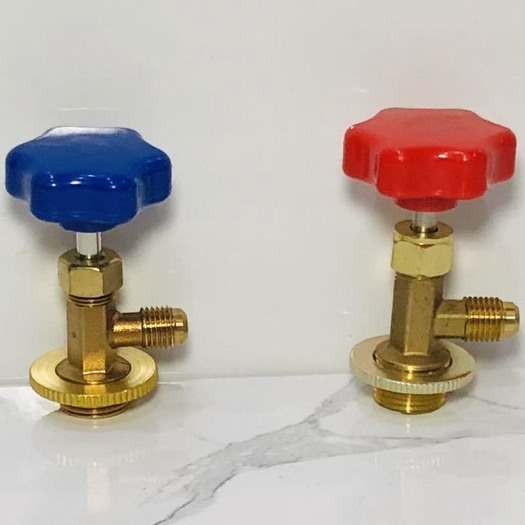 CANTAP KRAN REFRIGANT KALENG | KRAN REFRIGANT | KRAN KLEA R134, R22, R600, R11 dll