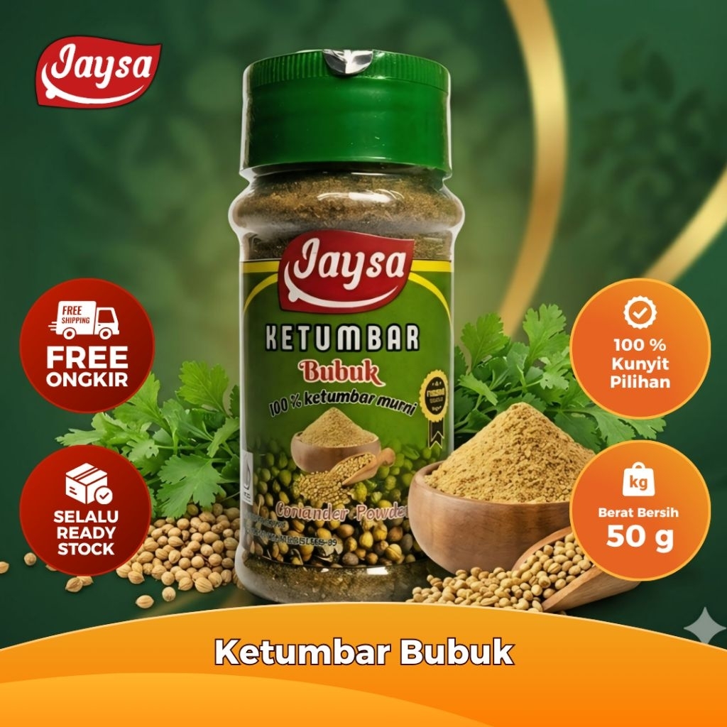Ketumbar Bubuk botol 50 gr – ketumbar bubuk Tanpa Campuran | ketumbar murah