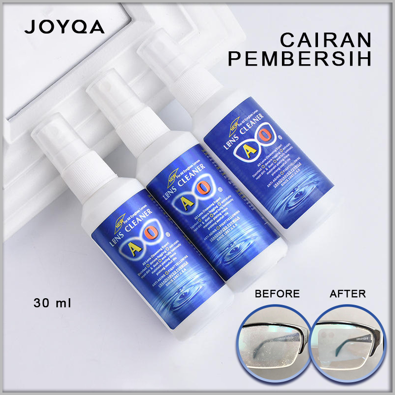 JOYQA | Cairan Pembersih Kacamata 30ml Anti Reflek Anti Embun Layar HP Gadget Laptop