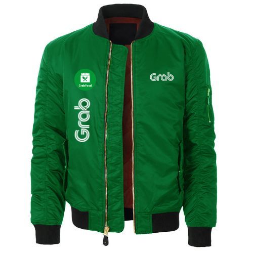 bomber original /jaket terbaru/jaket grab/ojol /jaket original wayeproof grabfood..