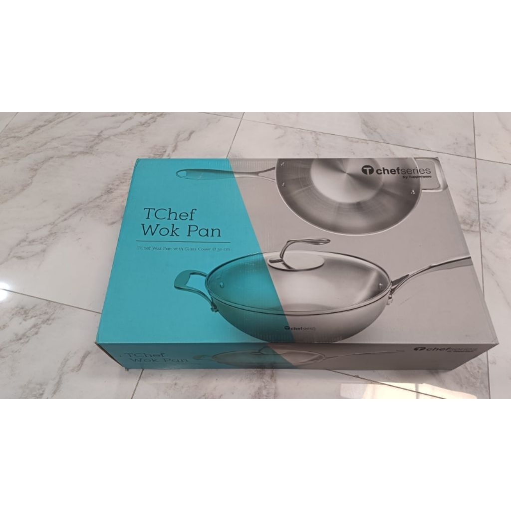 Tchef Wok Pan Tupperware 30cm Brand New