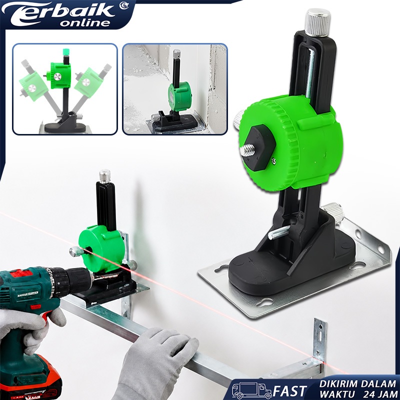 Bracket Holder Gantung Dinding Level Lase Adjustable Bracket Dudukan Laser Level Ukuran 1/4Inch Untu