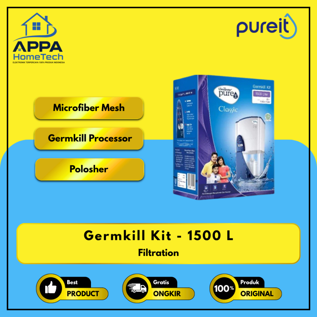 Unilever Pureit CLASSIC GKK 1500L Filter Pengganti Pureit Classic 9L / 23L
