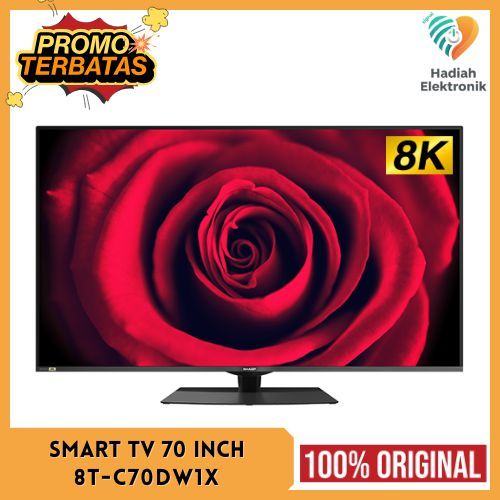 TV SHARP 8T-C70DW1X SMART ANDROID UHD 8K HDR 70 INCH 8TC70DW1X