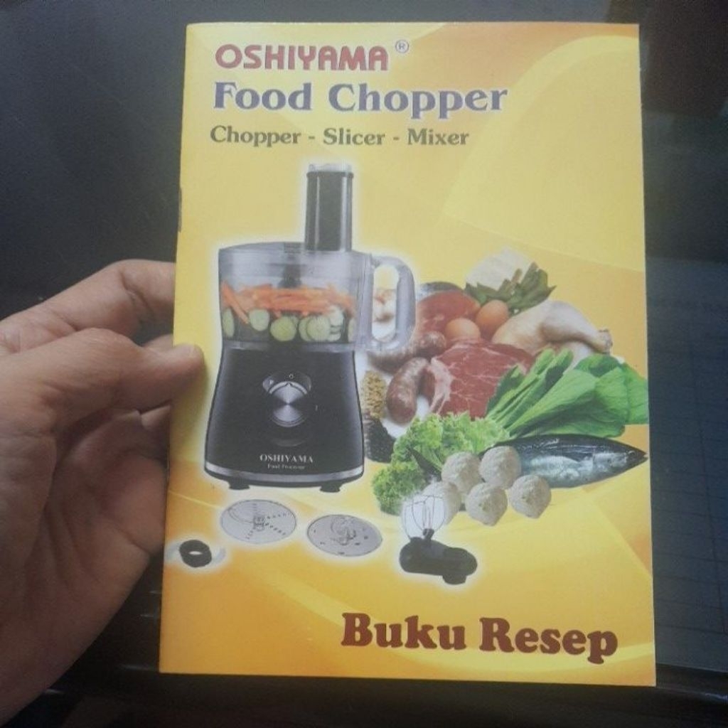 buku resep oshiyama food choper