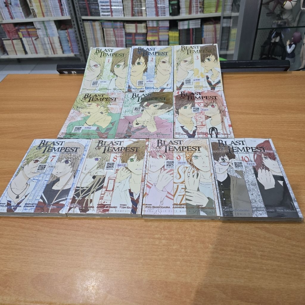Bundle Komik Blast Of Tempest Volume 1-10 Preloved