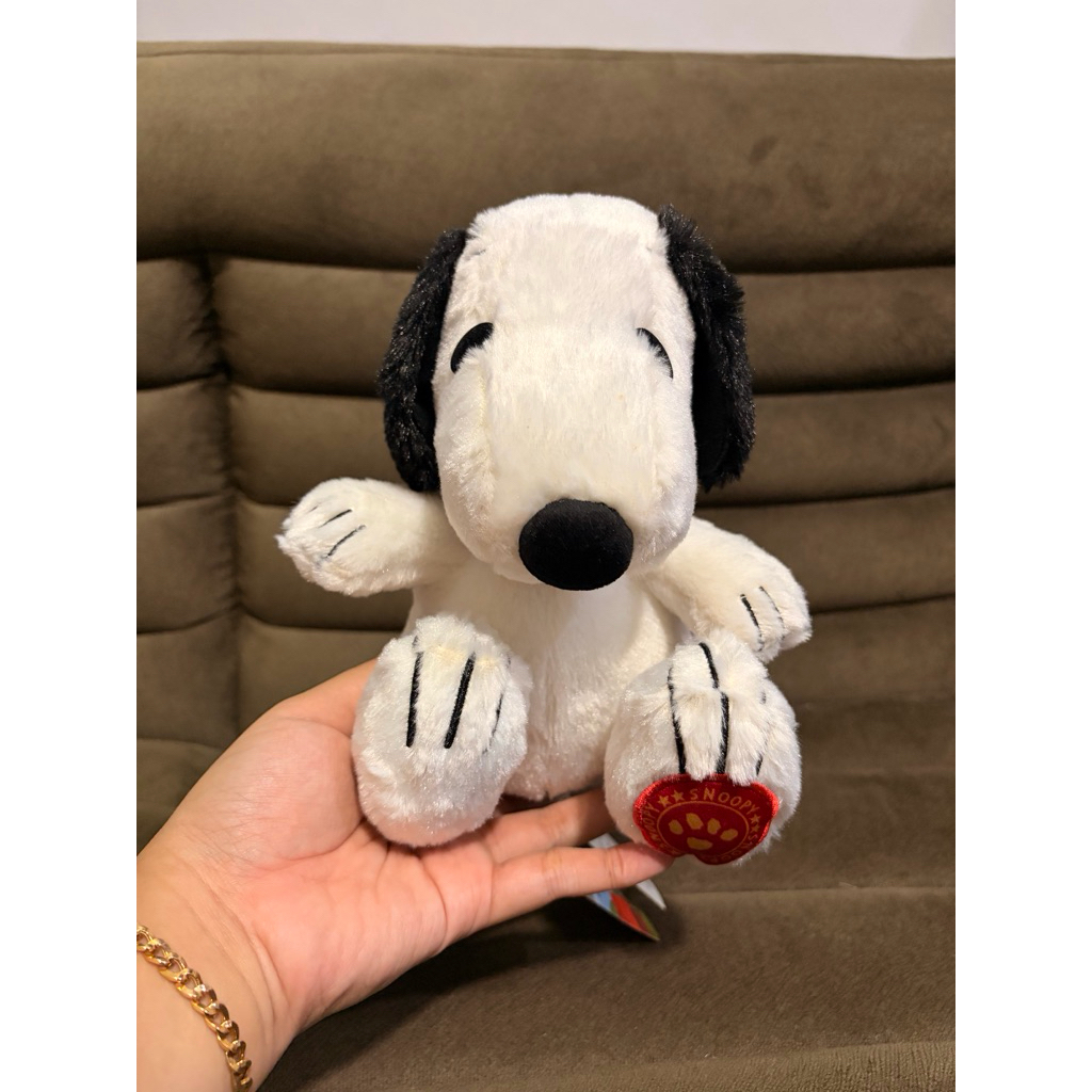 [BARU] Boneka kado/koleksi Snoopy cap kaki newtag original