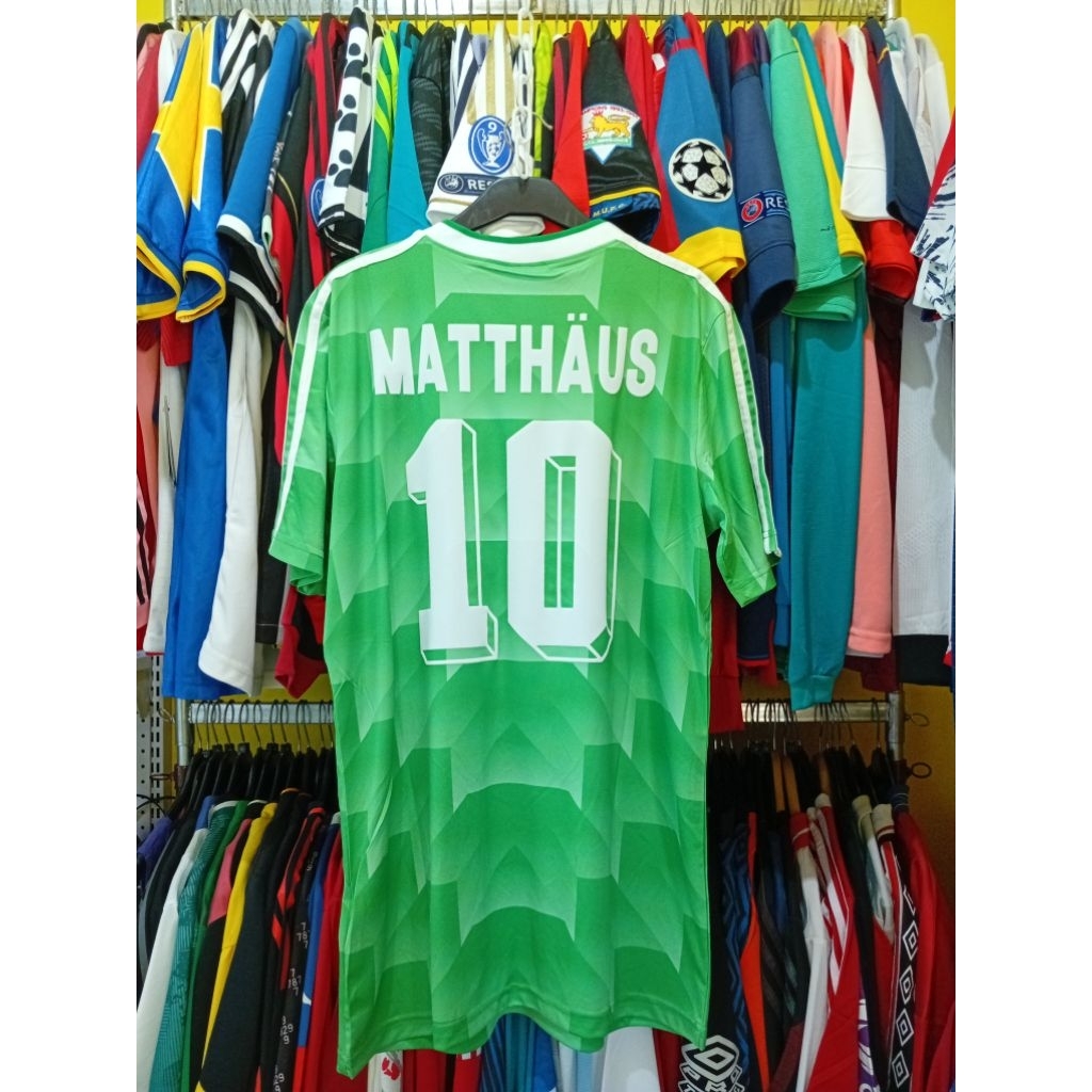 [NAMESET VELVET] JERSEY BOLA RETRO GO JERMAN 1990