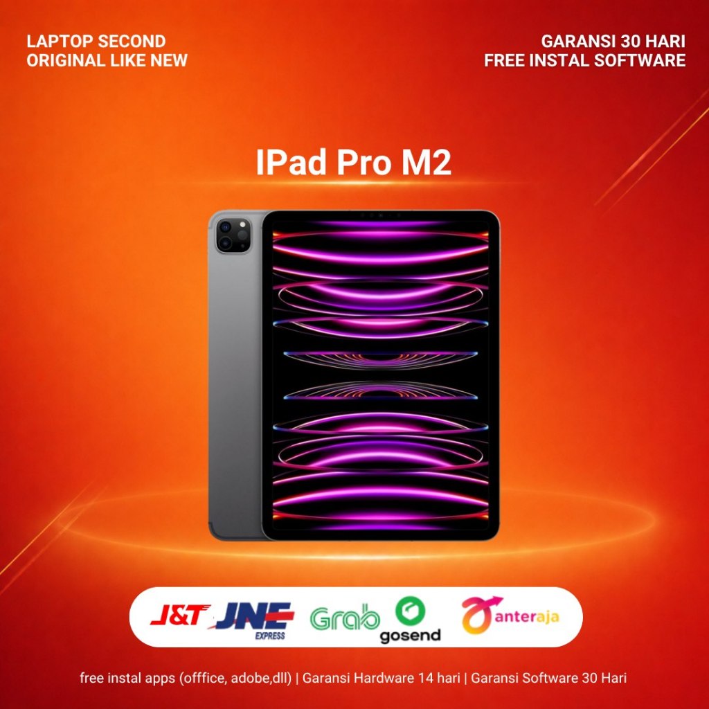 Ipad Pro M2 11 Inch Celullar 256GB Second Berkualitas