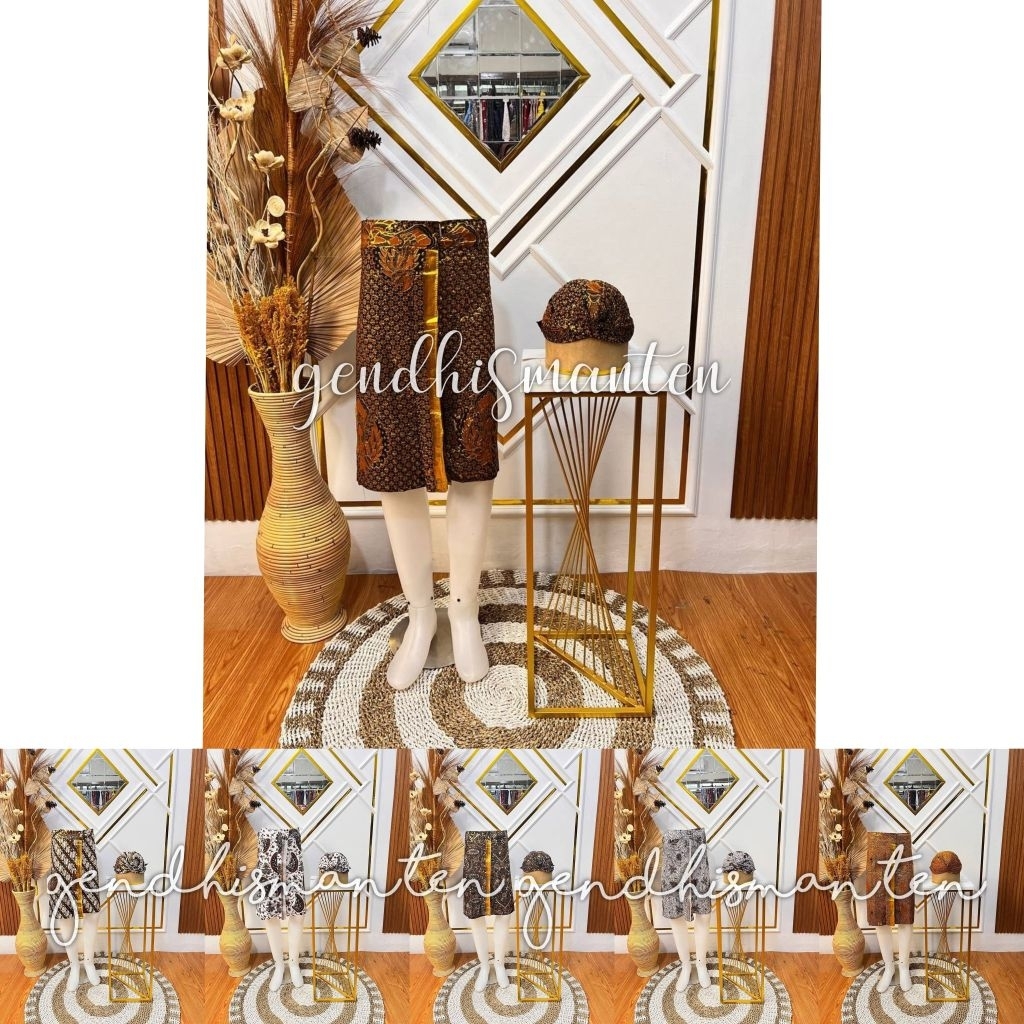 Gendhis • Sembong + Blangkon Jogja Jarik [Prodo] - Motif Lengkap