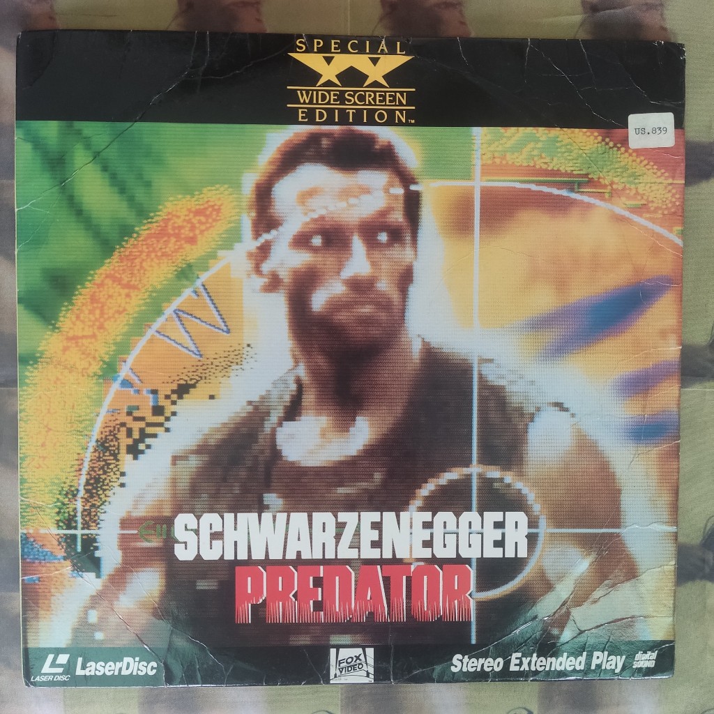 LASERDISC PREDATOR laser disc film movie music video musik new sealed baru mint 2nd bekas second sek