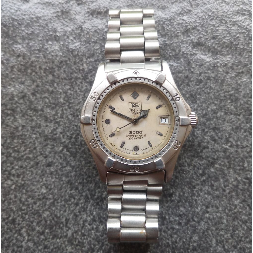 Jam Tangan Lawas TAG HEUER 2000 Professional Mid Size (962.213) Vintage Watch
