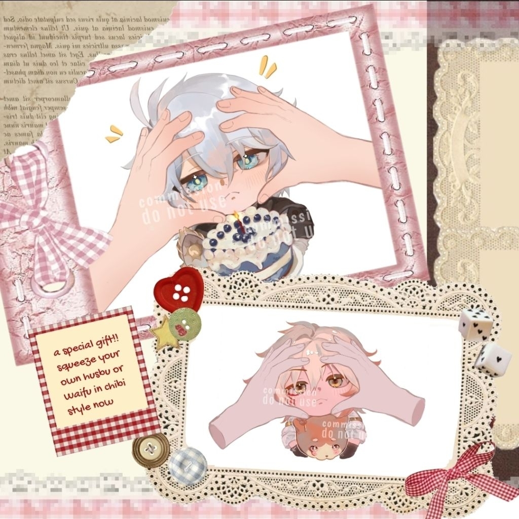 Commission Art, chibi artstyle