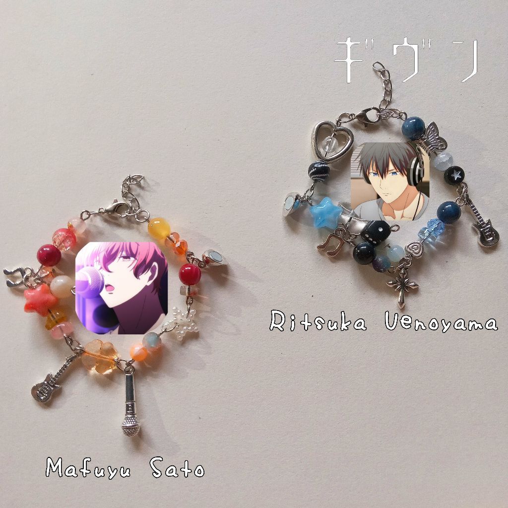 Gelang inspirasi anime Given | Gelang inspirasi anime | Gelang rantai | Gelang anime | Given