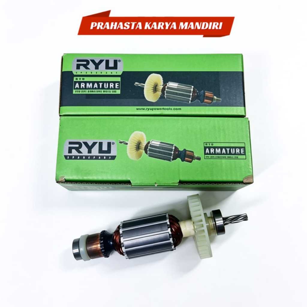 ARMATURE MESIN BOR RYU 13MM ORIGINAL ANGKER RYU IMPACT DRILL BOR 13 MM BERGARANSI RESMI