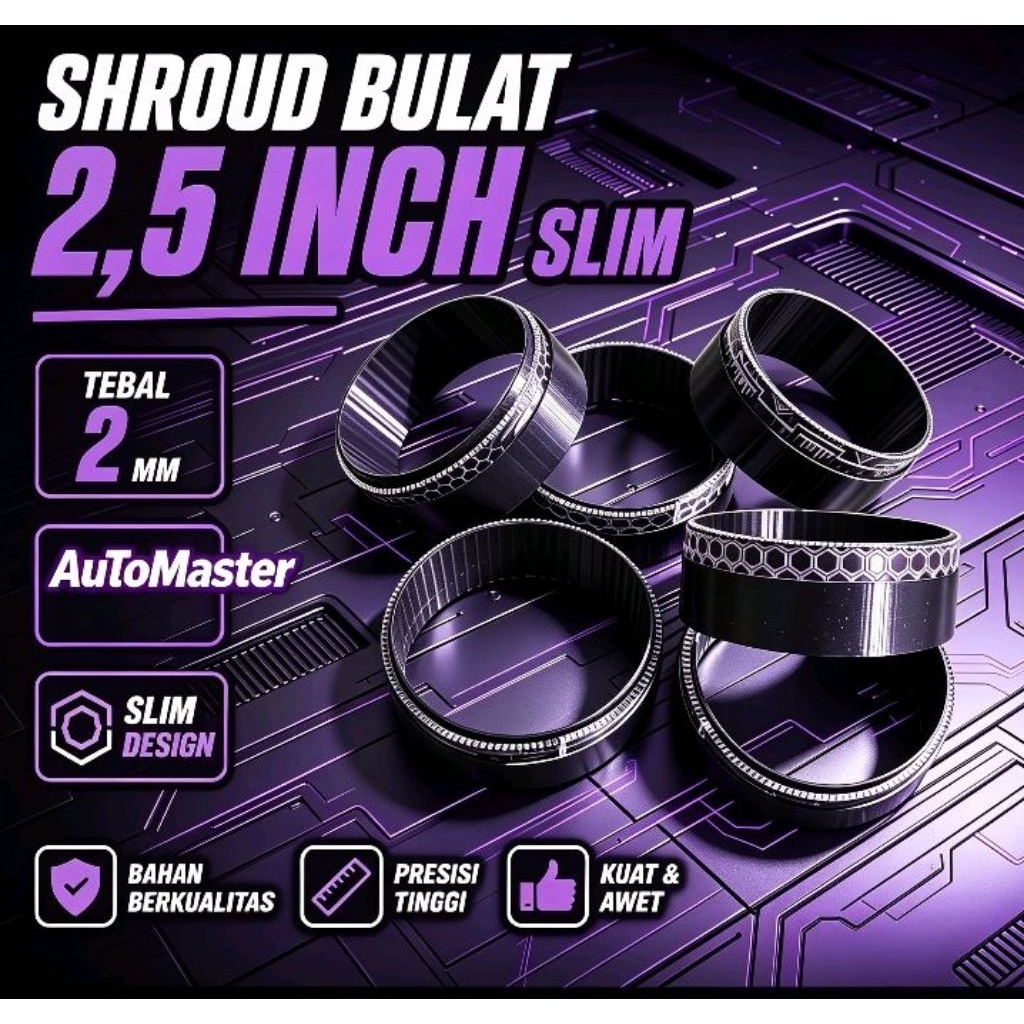 Shroud slim 2mm 2,5 inch PROMO |SHROUD BILED 2,5 inch