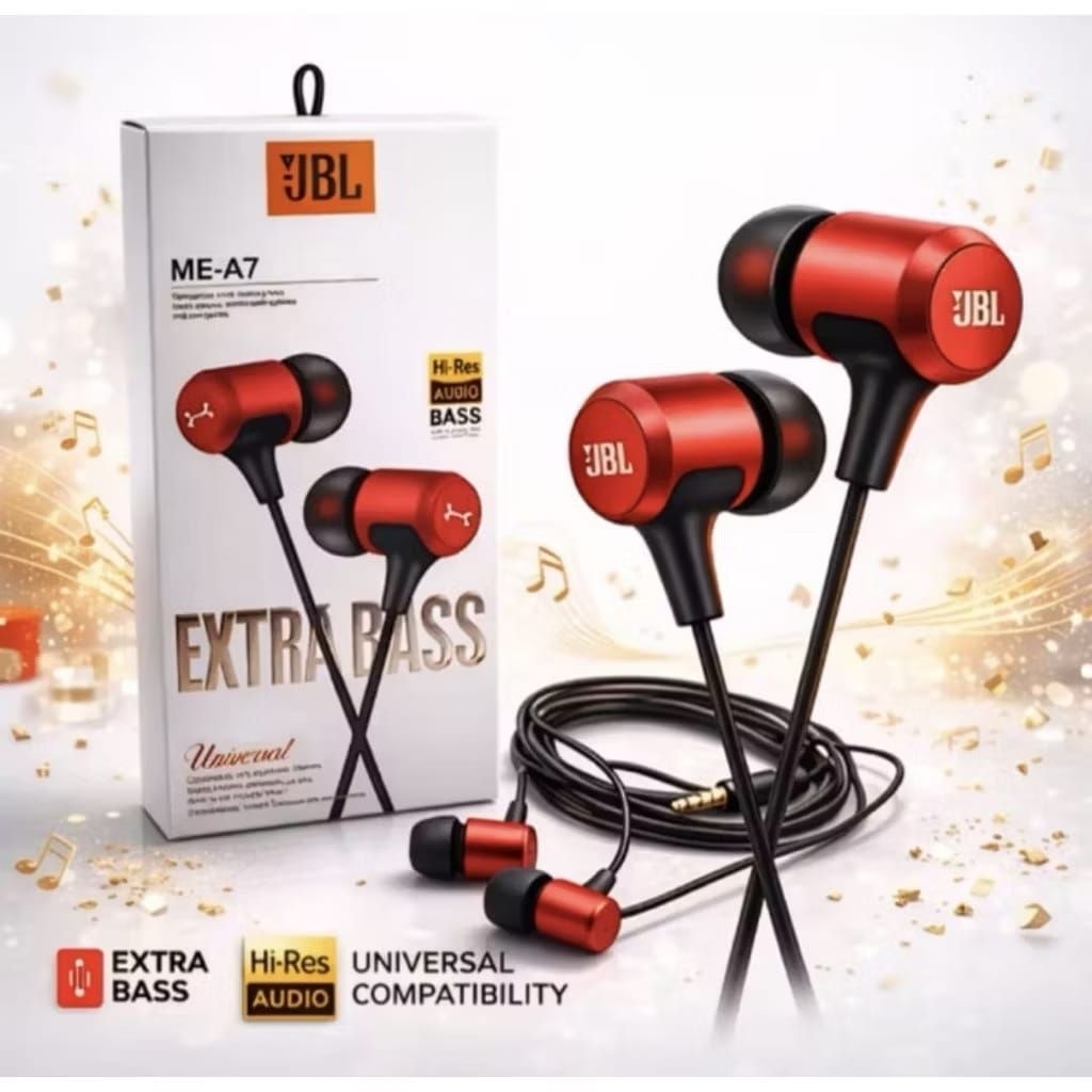 Headset Handsfree JBL TD-20 & JBL ME- A7 Extra BASS music life Terbaru