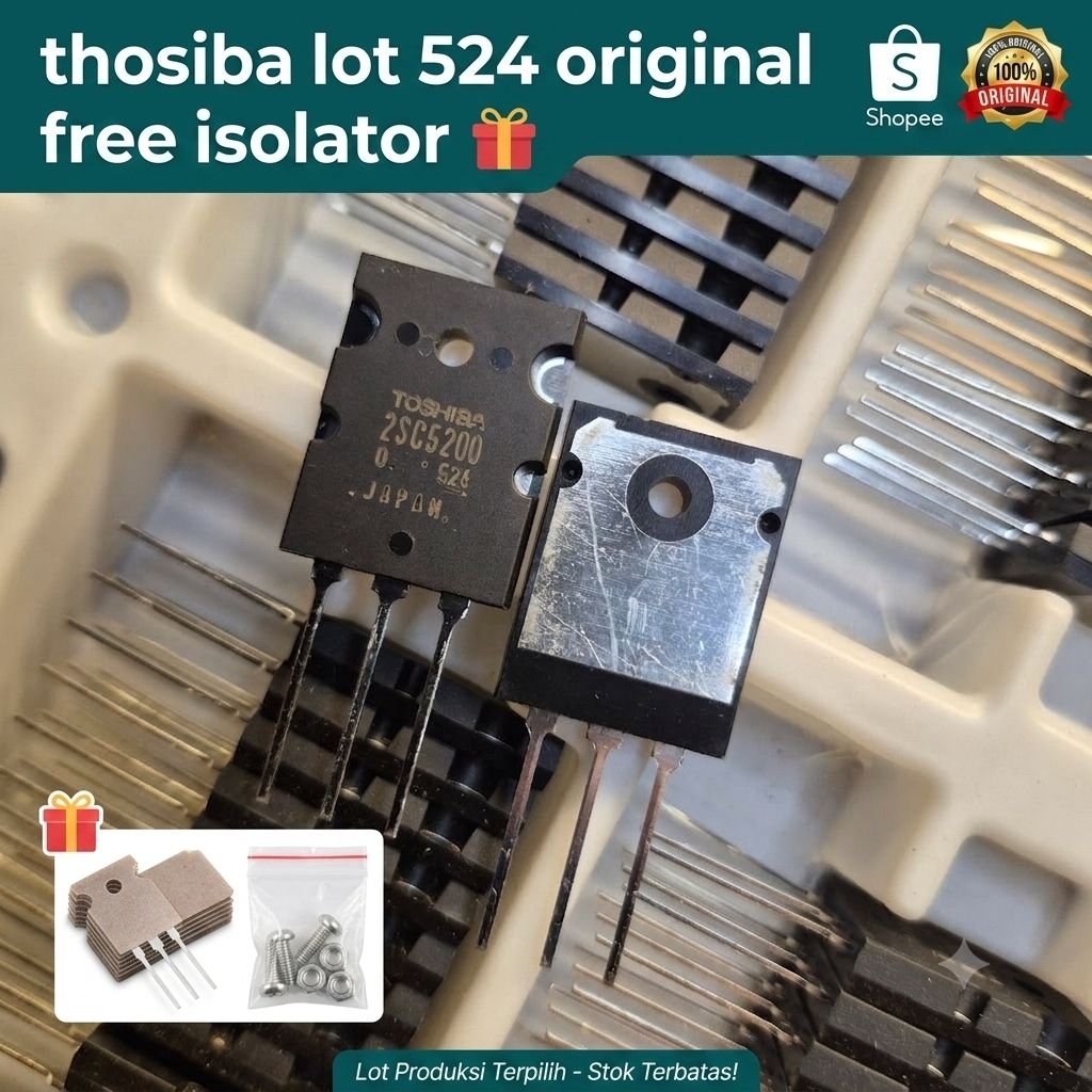 TOSHIBA lot 524 2SA1943 2SC5200 Original