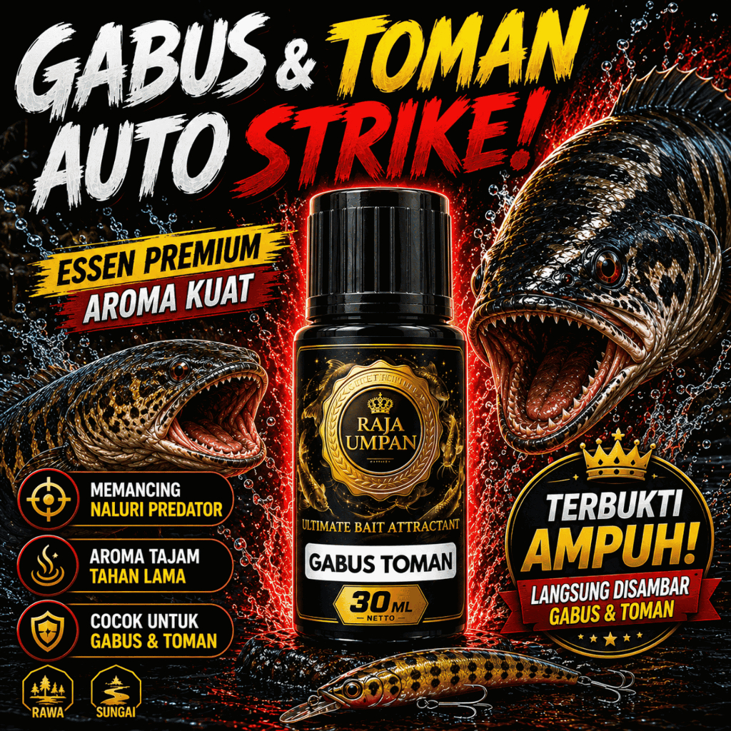 Essen Gabus Toman Betok Paling Gacor untuk Indukan Lumut Liar Ampuh Raja Umpan 30ml