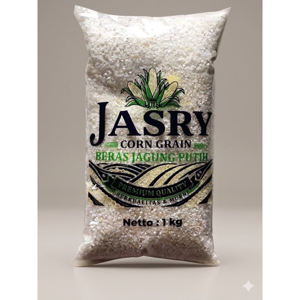 1kg beras jagung putih premium, pengganti beras, beras diet, beras jagung pengganti nasi
