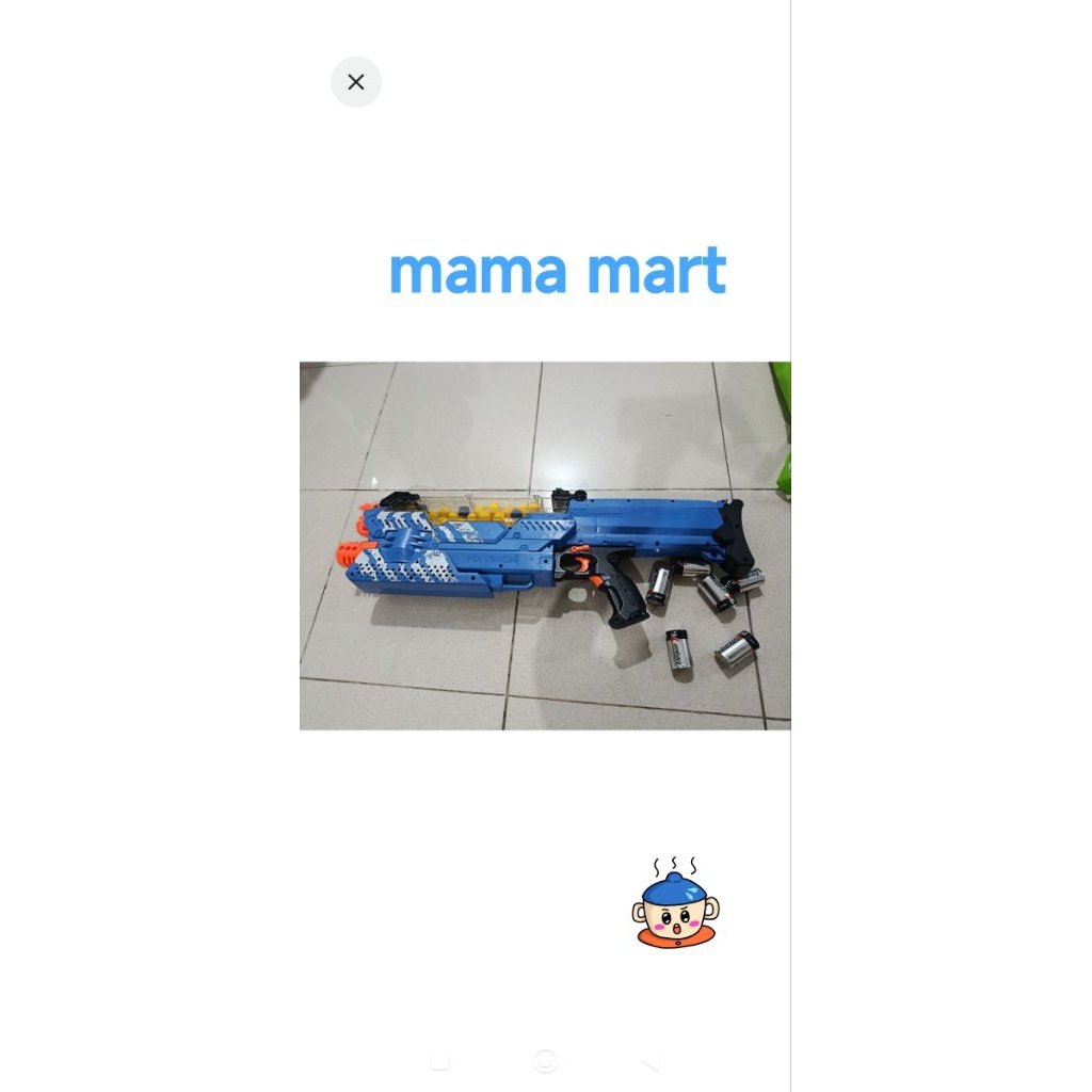 Nerf Rival Nemesis MXVII-10K Elektrik Original Like New Full Auto  Siap Pakai