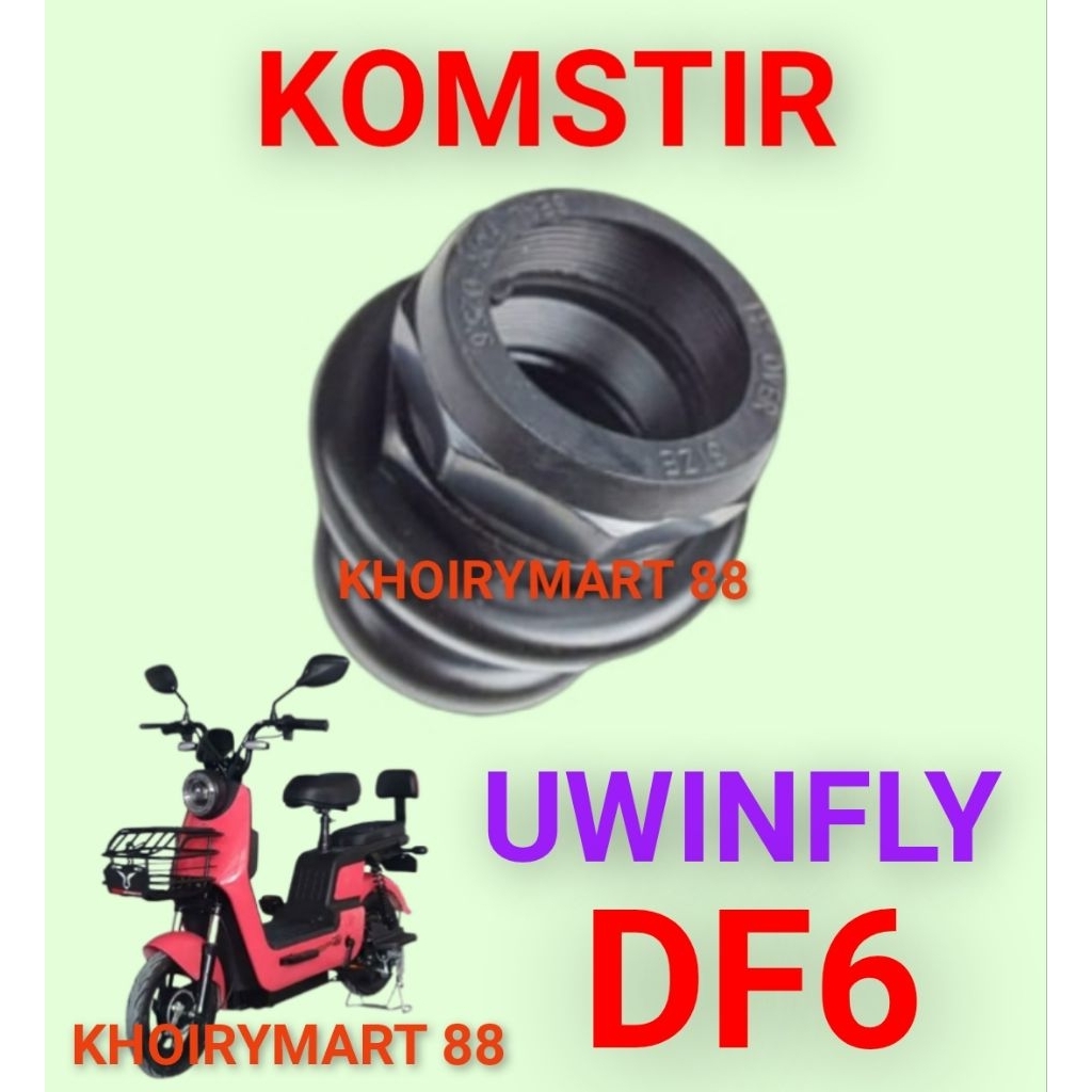 komstir uwinfly df6 kones headset komfork sepeda listrik uwinfly df6