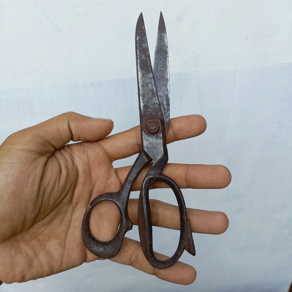 gunting besi carl schlieper solingen germany lawas kuno antik rustik