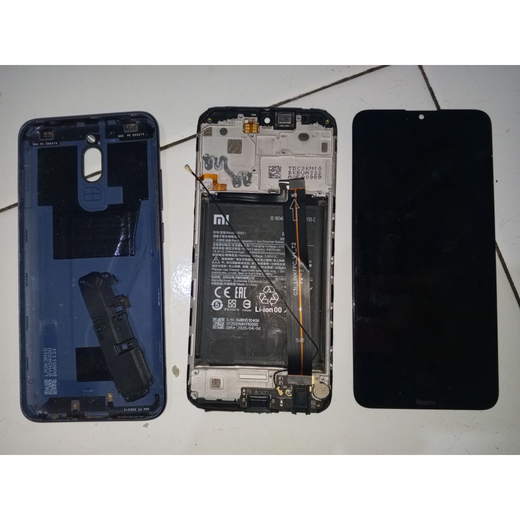 lcd case battery redmi 8a pro copotan