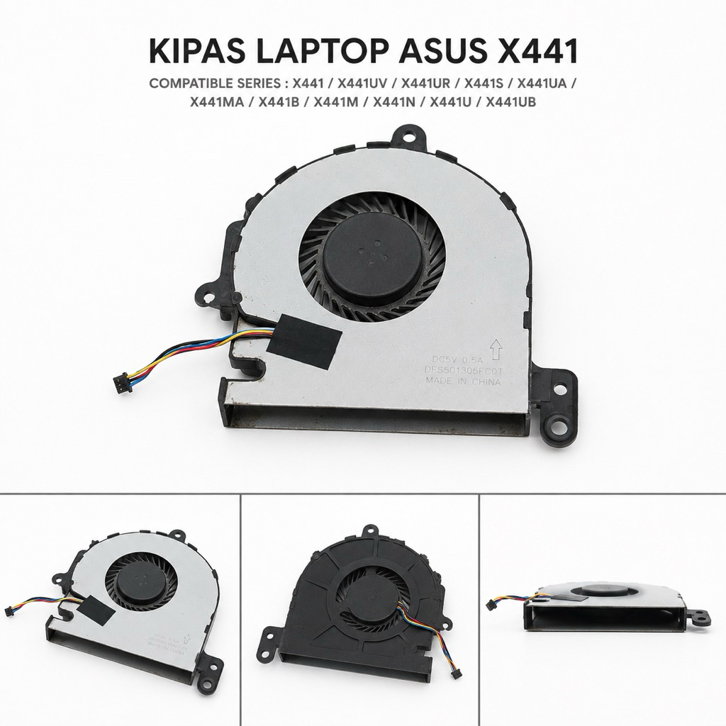 Kipas ASUS X441 X441S X441N X441M X441U X441B Normal Tested Seken Original [ fan cooling second X441