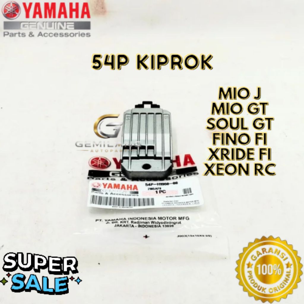 KIPROK KODE 54P, KIPROK MIO J, KIPROK MIO GT, KIPROK SOUL GT, KIPROK FINO FI, KIPROK XRIDE FI, KIPRO