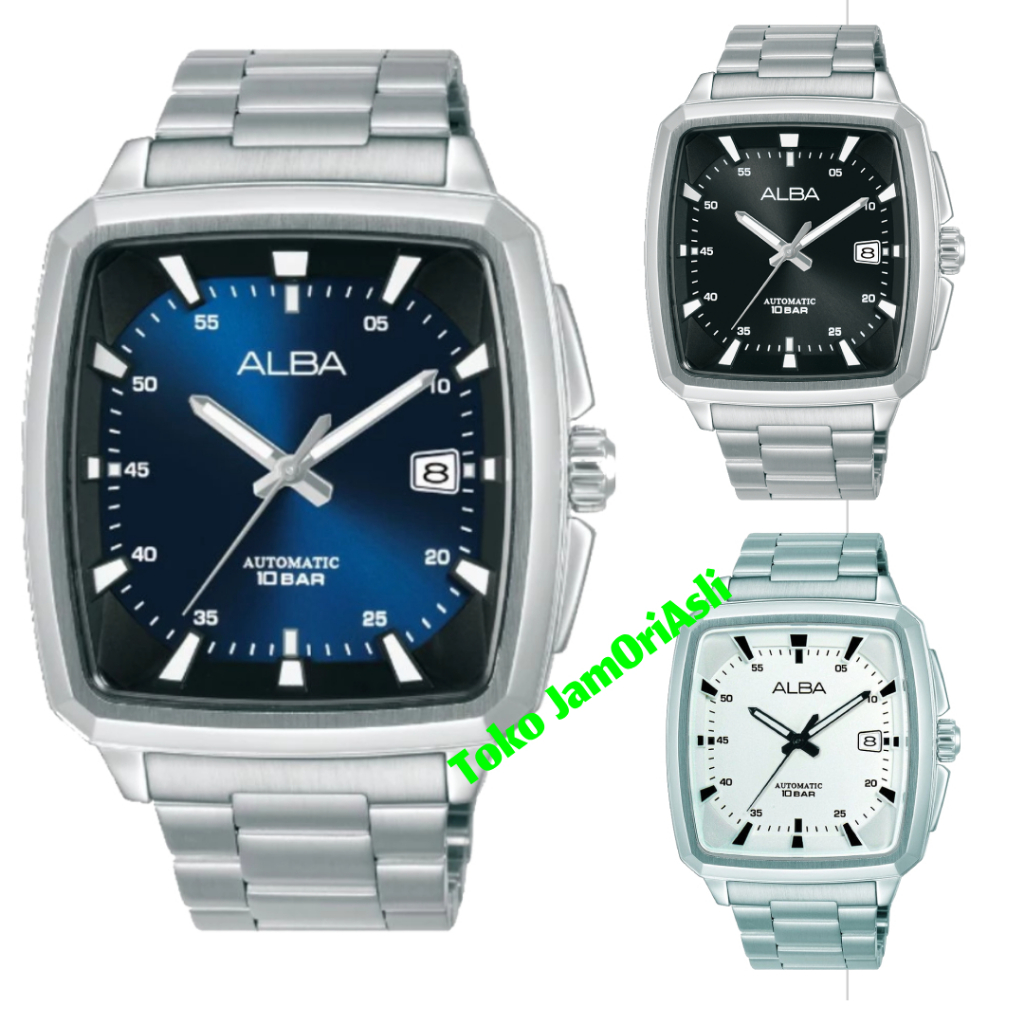 Promo Original Jam Tangan Pria Alba Mechanical Kotak 40mm AU4043X1 AU4043 AU4039 AU4039X1 AU4045 AU4