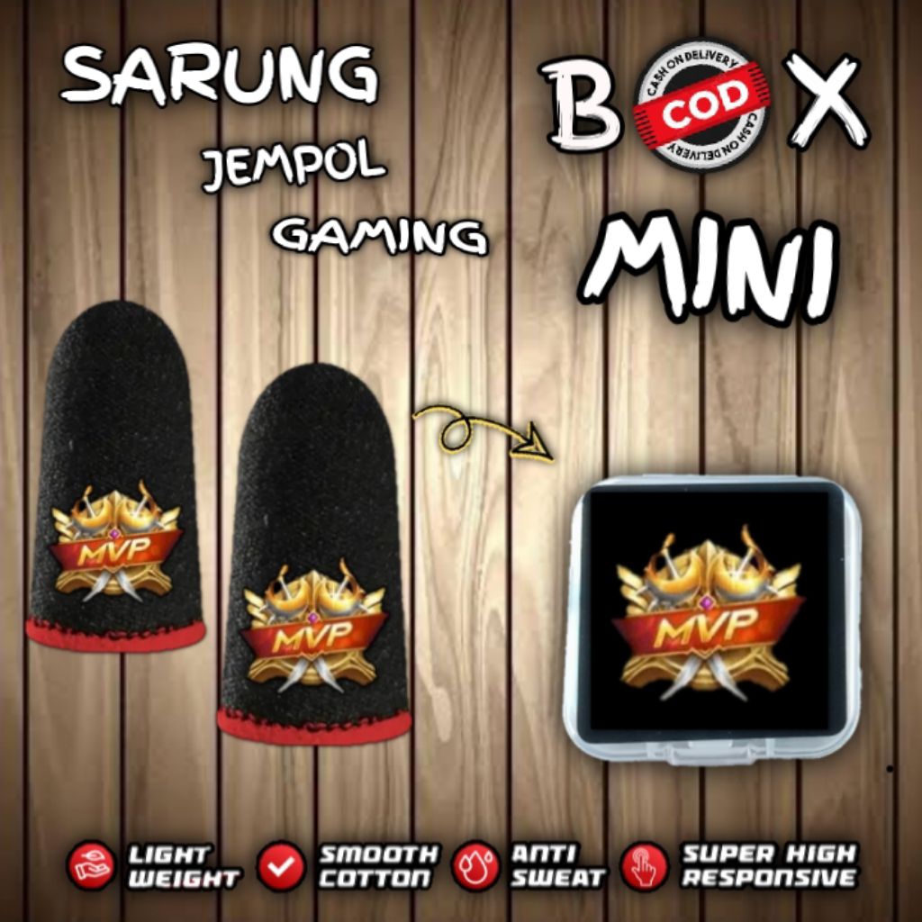 Sarung Jari Jempol+Box Mini Mobile Lagend
