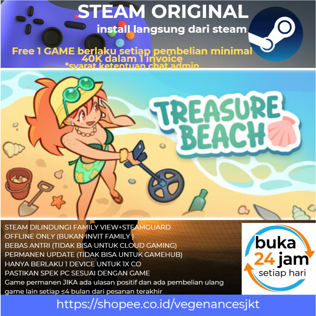Treasure Beach MAC Offline PC Game Original + Latest