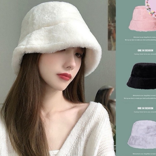 Bucket Hat Bulu Import