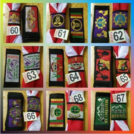 Ring Kacu Kolong Hasduk Pramuka woggle woven